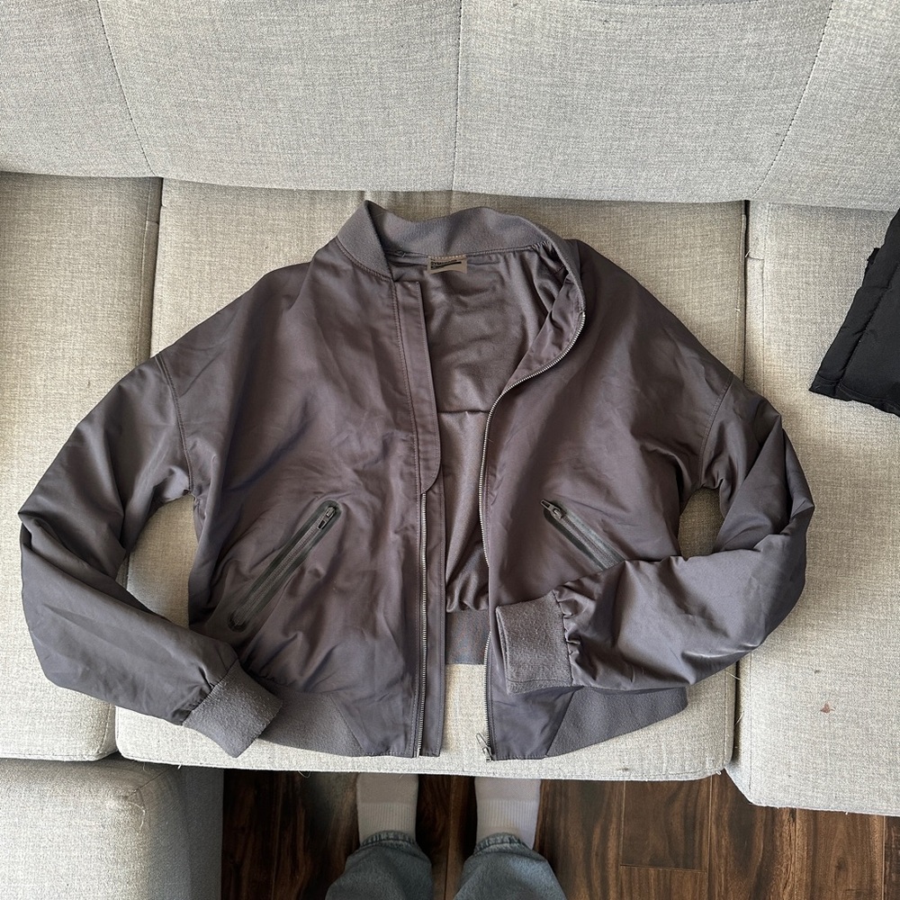Gymshark Gray Bomber Jacket